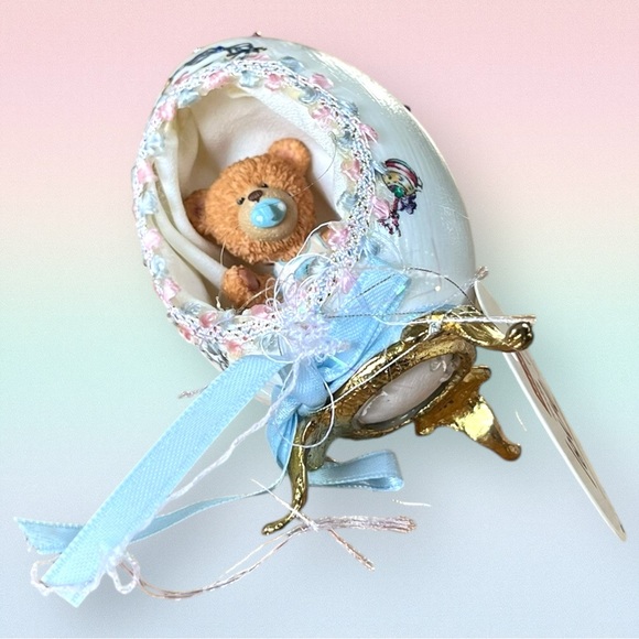 𝑯𝒂𝒏𝒅𝒎𝒂𝒅𝒆 Goose Egg Creation, Baby Boy GIFT - Picture 6 of 10